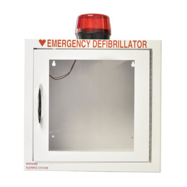 AED-MM-Wall Cabinet: Surface Mount with Alarm & Strobe