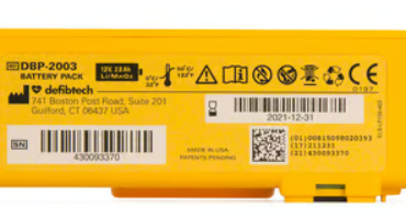 Defibtech Lifeline View DDU-2000 Series Standard 4-year battery pack.