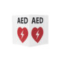 AED Locator Sign - "V" Shaped